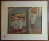 Gogliardo Ossani, Alla Scoperta Del Giorgione, Frma in basso a destra.