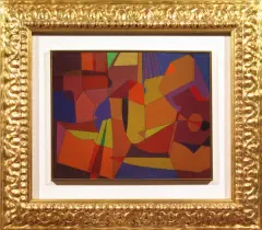 Vincenzo Balsamo, Composizione 1984, oil on canvas cm