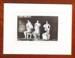 Untitled by Henry Moore, Three seated figures in setting, offered Mar 2021