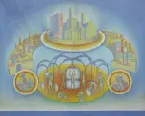 Antonio Bini, Senza titolo 1985, acrylic on canvas cm