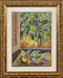 Saverio Terruso, Finestra con alberi e frutta