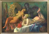 Manlio D'Ercoli, Senza titolo 1986, oil on panel cm