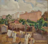 Armando Spadini, Biancheria Al Sole