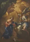Michele Rocca, Annunciazione, oil on canvas