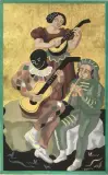 Gino Severini, Untitled, Le concert pochoir a colori cm