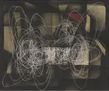 Roberto Crippa, Spirali 1954, oil on canvas cm