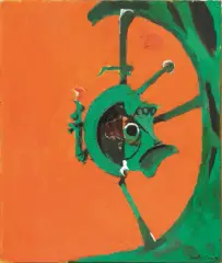 Attached form 1959 by Graham Sutherland, oil on canvas cm, offered Jan 2021