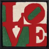 Untitled by Robert Indiana, Magyar Love, offered Jan 2021