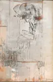 Mario Bionda, Immagine bianca 1965, oil on canvas cm