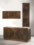 Untitled by Joaquim Tenreiro, Bancone e due pannelli Produzione Brasile, offered Jan 2021