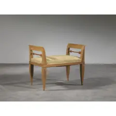 Untitled by Tomaso Buzzi, Sgabello in noce, offered Jan 2021