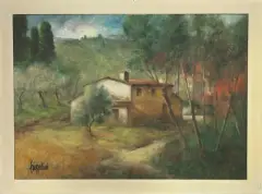 Casa Del Masi by Giancarlo Frezzolini, oil on canvas, offered Dec 2020