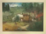 Giancarlo Frezzolini, Casa Del Masi, oil on canvas