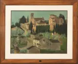 Giuseppe Rosi, Castello Di Calenzano, oil on canvas