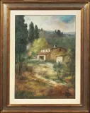 Giancarlo Frezzolini, Al Fiano, oil on canvas