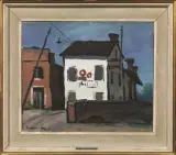 Bruno Gherri-Moro, Castelfranco Che Scompare, oil on canvas