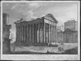 Filippo Morghen, Tempio A Pozzuoli, etching