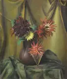 Valentino Ghiglia, Vaso Di Dalie