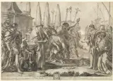 Pietro Aquila, Sacrificio Di Polissena, incisione