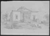 Marco Moro, Vedute Di Ville Vicentine, cinque disegni a pencil on paper