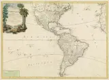 Paolo Santini, L'Amerique Divisee En Ses Principaux Etats