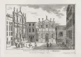 Luca Carlevarijs, Faciata Della Scvola Di S. Teodoro, incisione