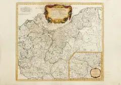 Partie Septentrionale Cercle De Haute Saxe by Paolo Santini, incisione, offered Oct 2020