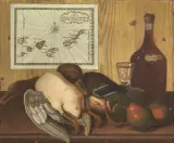 Sebastiano Lazzari, Untitled, tROMPE L'OEIL CON paper GEOGRAFICA
