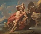 Giovanni Domenico Ferretti, San Giovanni Battista, oil on canvas