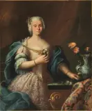 Sebastiano Ceccarini, Ritratto Di Gentildonna Con Vaso Di Fiori