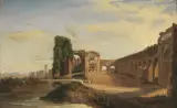 John Newbott, Vedute Della Campagna Laziale, oil on canvas