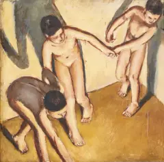 Riverbero by Francesco Camarda, oil on panel, offered Sep 2020
