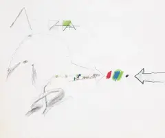 Untitled by Gastone Novelli, offered Jul 2020