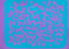 Untitled by Carla Accardi, Viola e Azzurro, offered Jul 2020