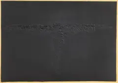 Cretto nero 1971 by Alberto Burri, offered Jul 2020