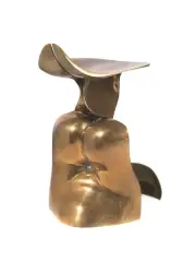 Novello Finotti, Sgabello automatico 1985, bronze cm