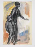 Quinto Martini, Figura di uomo con ragazzo