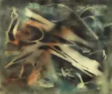 Pupino Samonà, (2) DIPINTI Senza titolo 1954