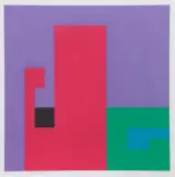 Bruno Munari, Negativo Positivo 1995, screenprint cm