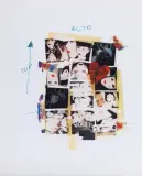 Mario Schifano, Senza titolo, lithograph cm