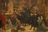 Pieter Van der Ouderaa, En Route Pour Le Supplice, oil on canvas