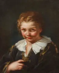 Busto Di Ragazzo by Giuseppe Nogari, oil on canvas, offered Jul 2020