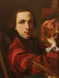 Bernardino Nocchi, Autoritratto, oil on canvas