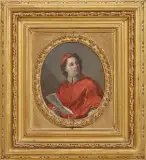 Ritratto Del Cardinale Annibale Albani by Pier Leone Ghezzi, offered Jul 2020