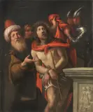 Giovanni Andrea Ansaldo, Ecce Homo, oil on canvas