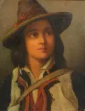 Luigi Girolamo Calvi, Ritratto Di Pastorello, oil on canvas