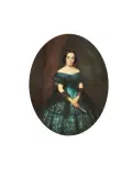 Fritz Hickmann, Ritratto Della Baronessa Emma Grenier, oil on canvas