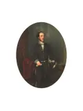 Fritz Hickmann, Ritratto Del Barone Auguste Grenier, oil on canvas