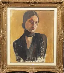 Pierre Troubetskoy, Ritratto Femminile, oil on canvas