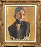 Pierre Troubetskoy, Ritratto Femminile, oil on canvas